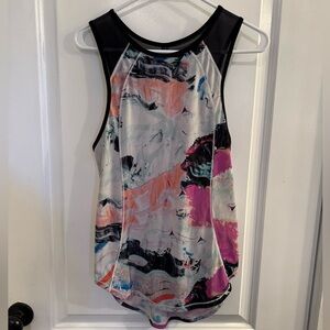 Lululemon Sculpt Tank Pigment Wave Multi Black